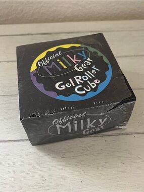 90s 1999 Official Milky Gear Gel Roller Cube Paper Notes Millennial Nostalgia